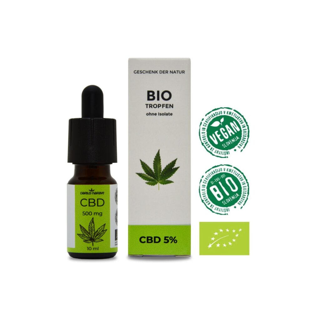 Bio Hanf CBD Öl 500 mg (5 %)