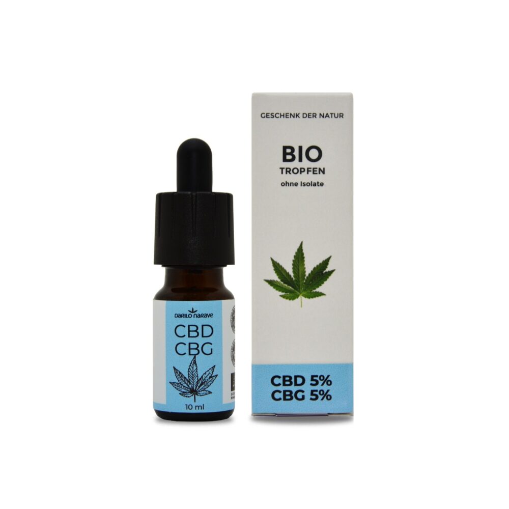 Bio Hanf CBD CBG Öl 500mg + 500mg – Bild 2