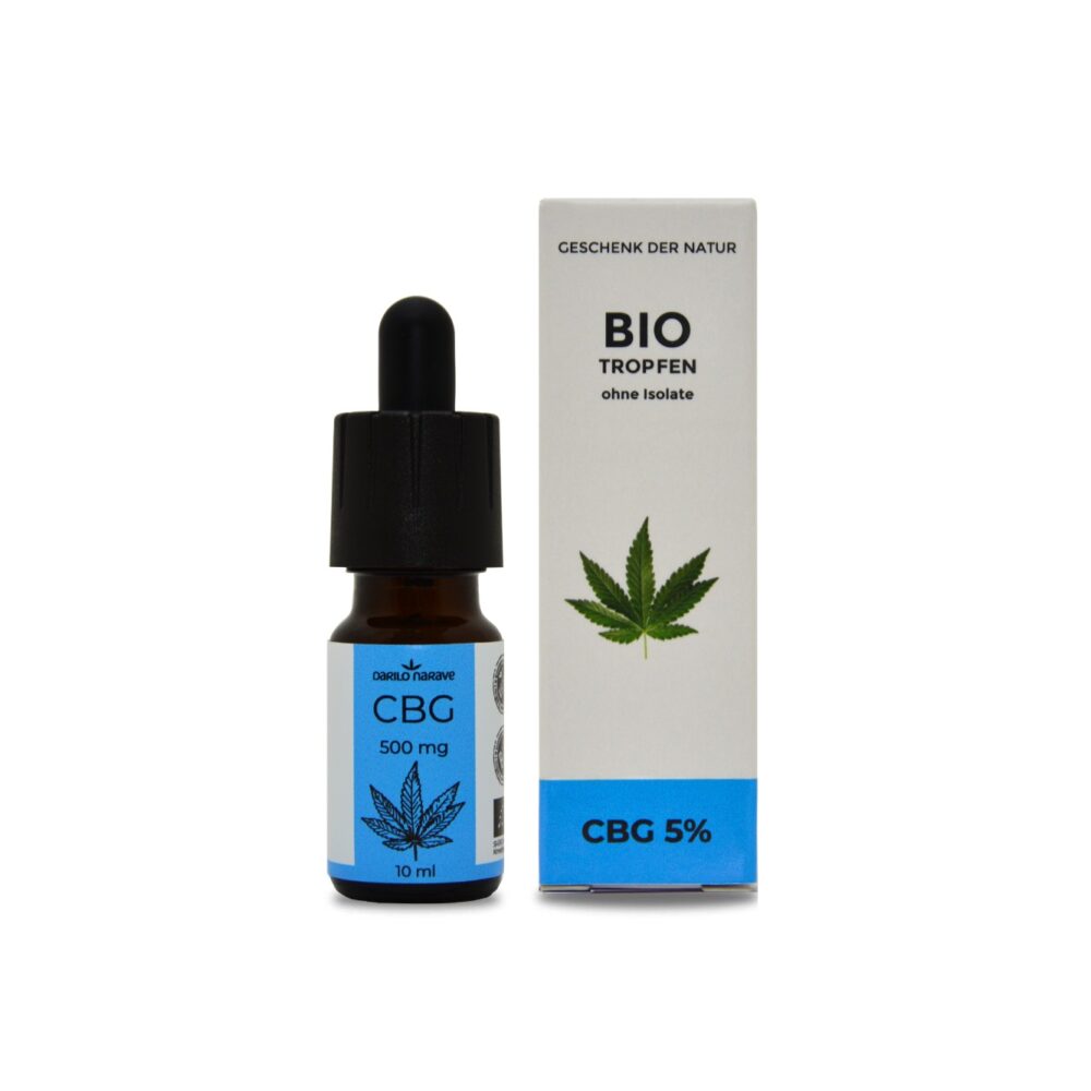 Bio Hanf CBG Öl 500 mg (5%) – Bild 2