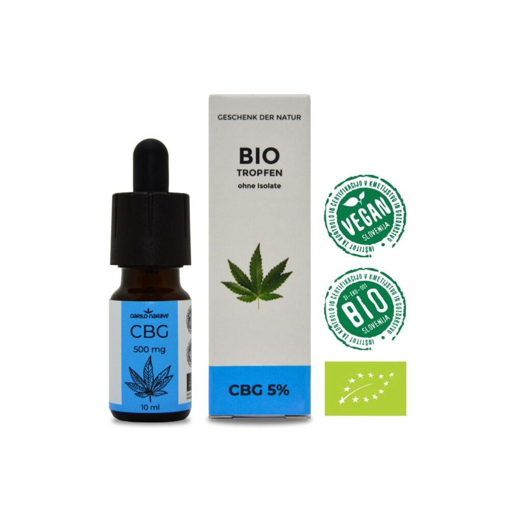 Bio Hanf CBG Öl 500 mg (5%)
