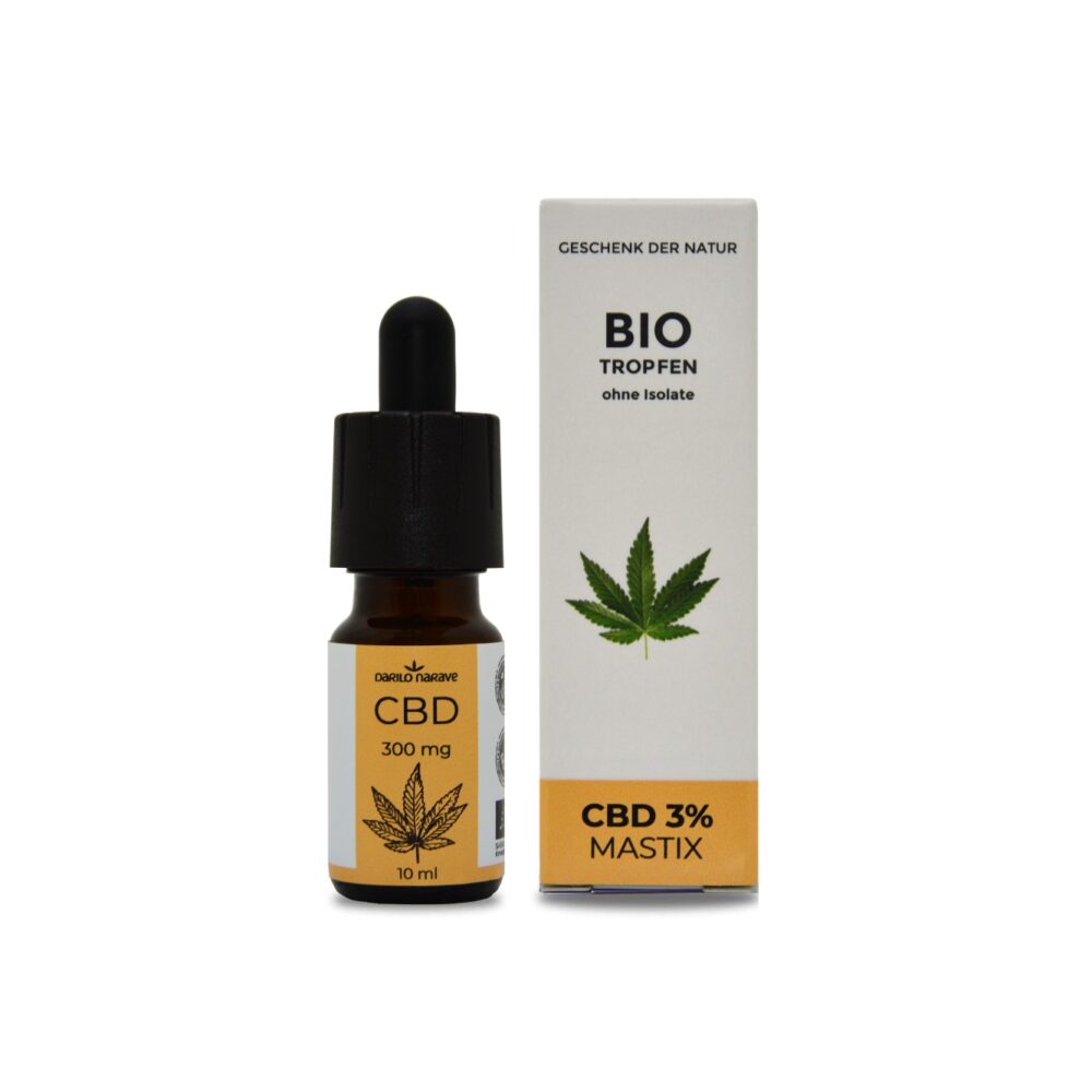 Bio Hanf CBD Öl 300 mg mit Mastix – Bild 2